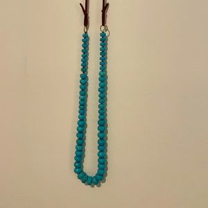 Turquoise beaded necklace